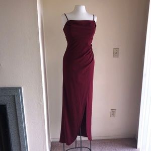 Burgundy Dress